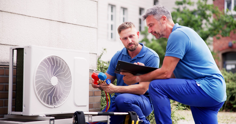 Mini-split HVAC install in Conover NC.